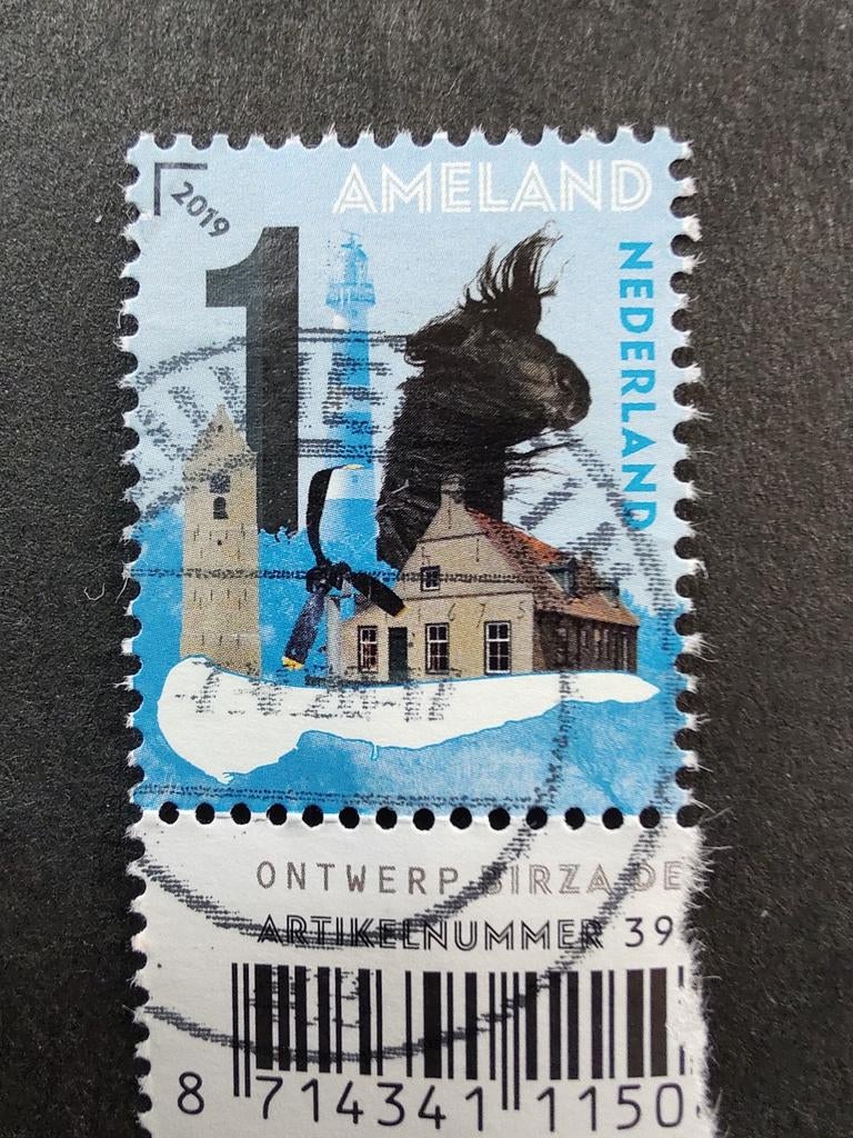 3740 Ameland 2019 mooi nl, Postzegels en Munten, Ophalen of Verzenden