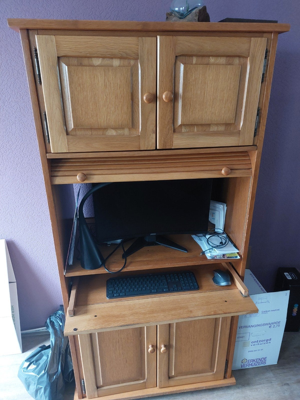 gratis computer opbergkast, Ophalen, Gebruikt