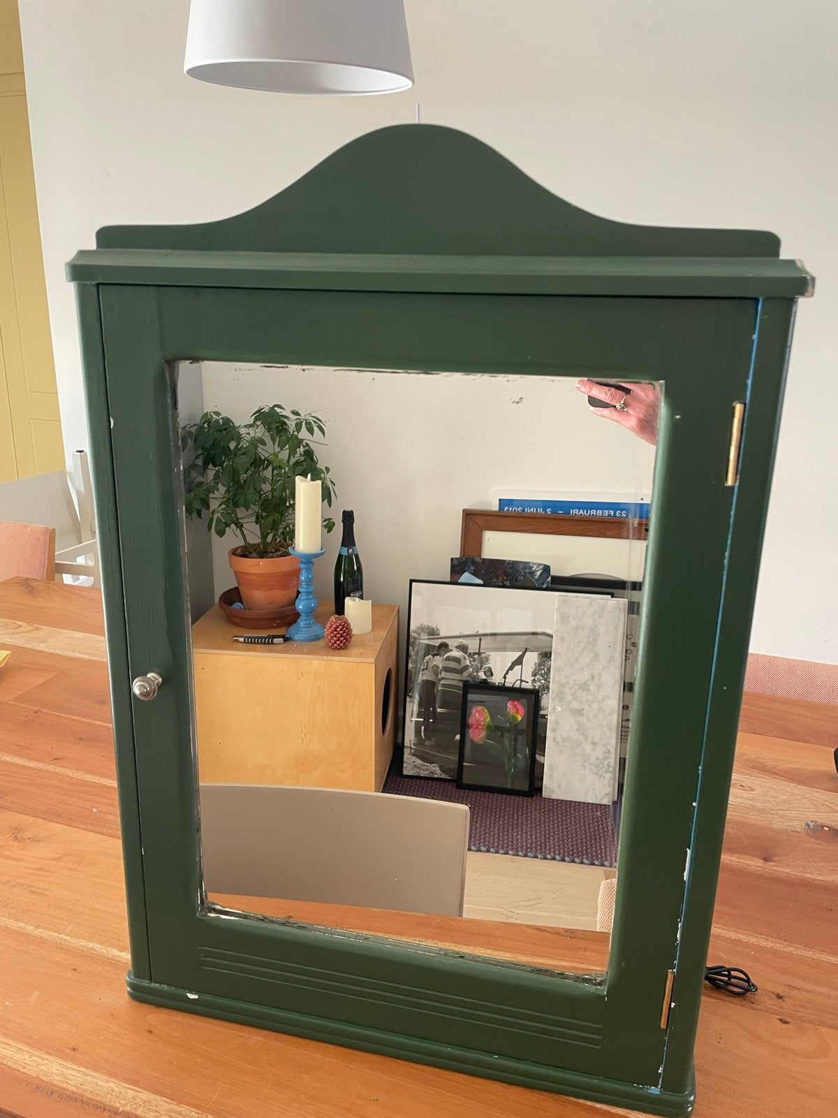 Antiek ophang kastje - Farrow & Ball Geschilderd, Ophalen