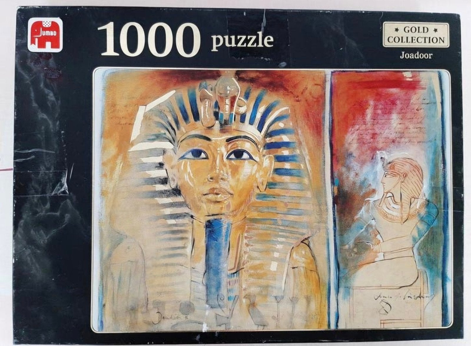 Jumbo , Toetanchamon, 1000 stukjes, Ophalen of Verzenden, 500 t/m 1500 stukjes, Gebruikt, Legpuzzel