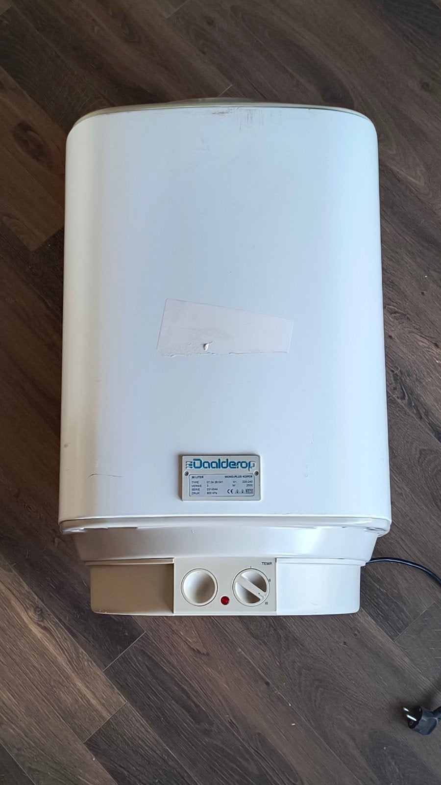 Electrische boiler Daalderop, Ophalen, Gebruikt, 20 tot 100 liter, Boiler