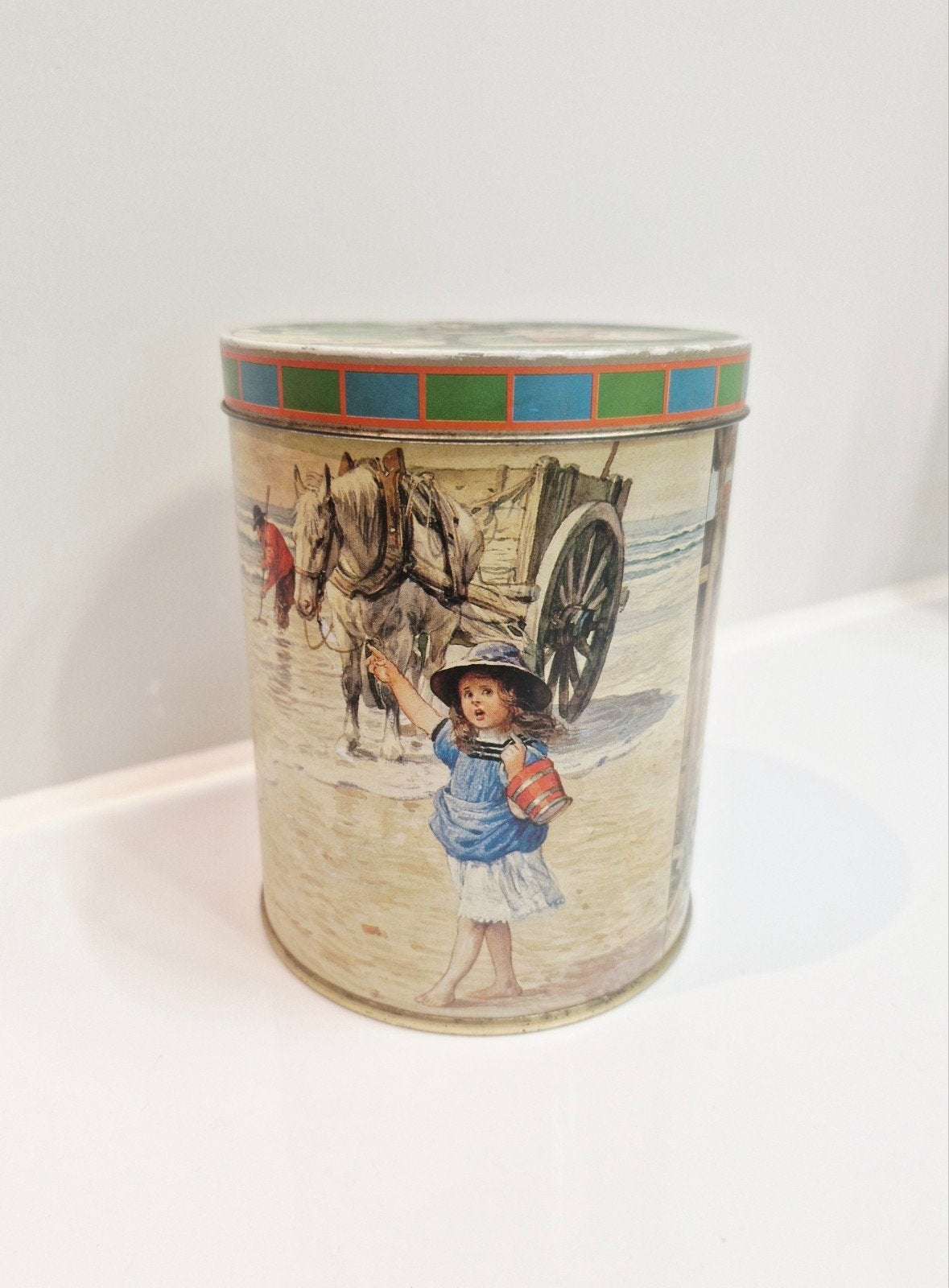 Vintage Ot en Sien Koekblik - Dutch Tin Design, Antiek en Kunst, Ophalen of Verzenden