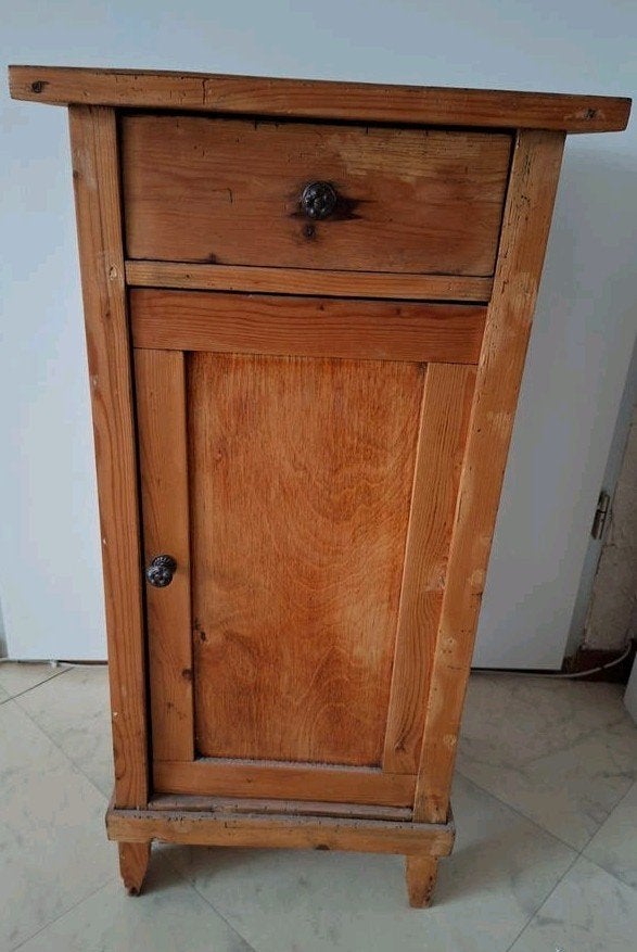 Vintage Grenen Kastje - Rustieke Landelijke Uitstraling, Huis en Inrichting, Ophalen, Gebruikt