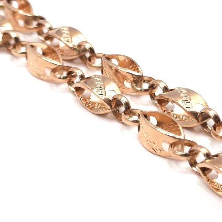Gouden fantasie ketting 14kt, Www.bredajuwelier.nl, Nieuw, Ophalen of Verzenden, Www.bredajuwelier.nl