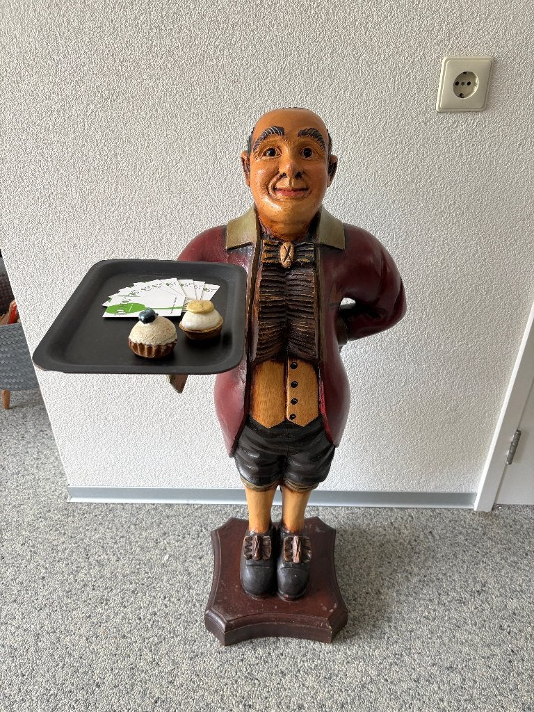 Butler massief hout, Antiek en Kunst, Ophalen of Verzenden