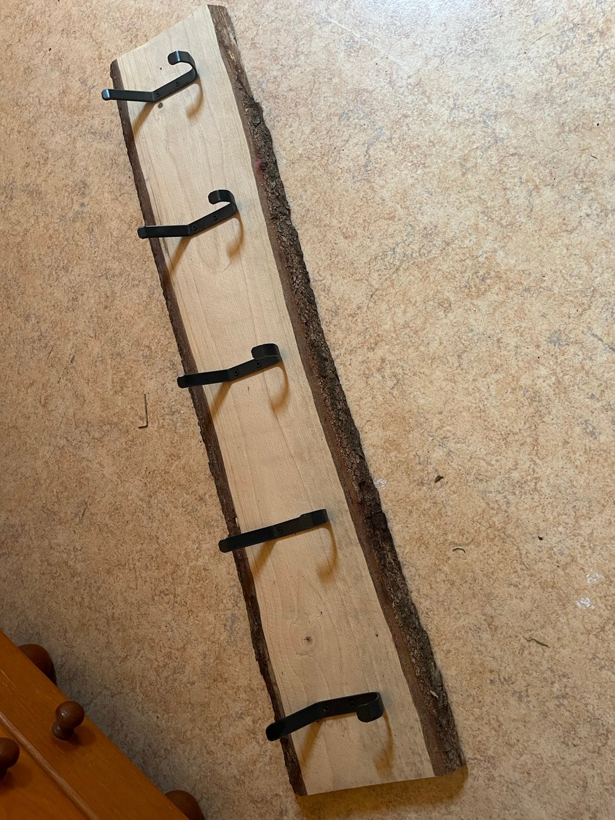 Gave houten kapstok!, Huis en Inrichting, Woonaccessoires | Kapstokken, 100 tot 150 cm, Zo goed als nieuw, Hout, Ophalen