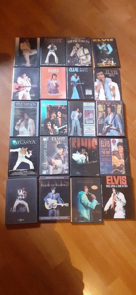 Elvis Presley DVDs 20 stuks, Alle leeftijden, Ophalen of Verzenden, Zo goed als nieuw