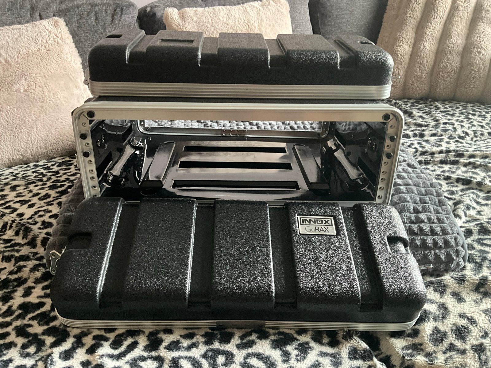 Innox GoRax Flightcase 3U 43cm diep, Ophalen of Verzenden, Gebruikt, Overige instrumenten, Flightcase