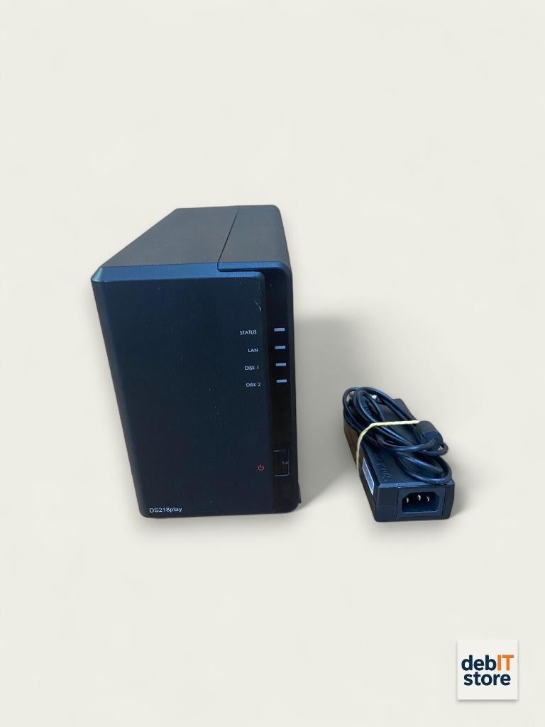 Synology DS218Play NAS + 2 x 2tb HDD, Computers en Software, Harde schijven, Synology, Info@debitstore.nl, Ophalen of Verzenden