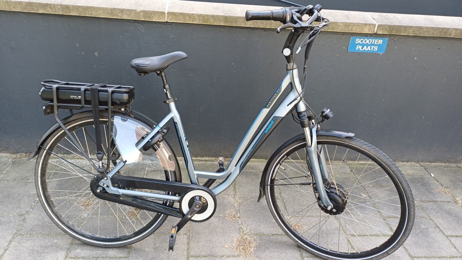Amslod Hamilton MX 600 E-bike - Blauw - 600Wh accu, Fietsen en Brommers, Ophalen, Gebruikt, Overige merken