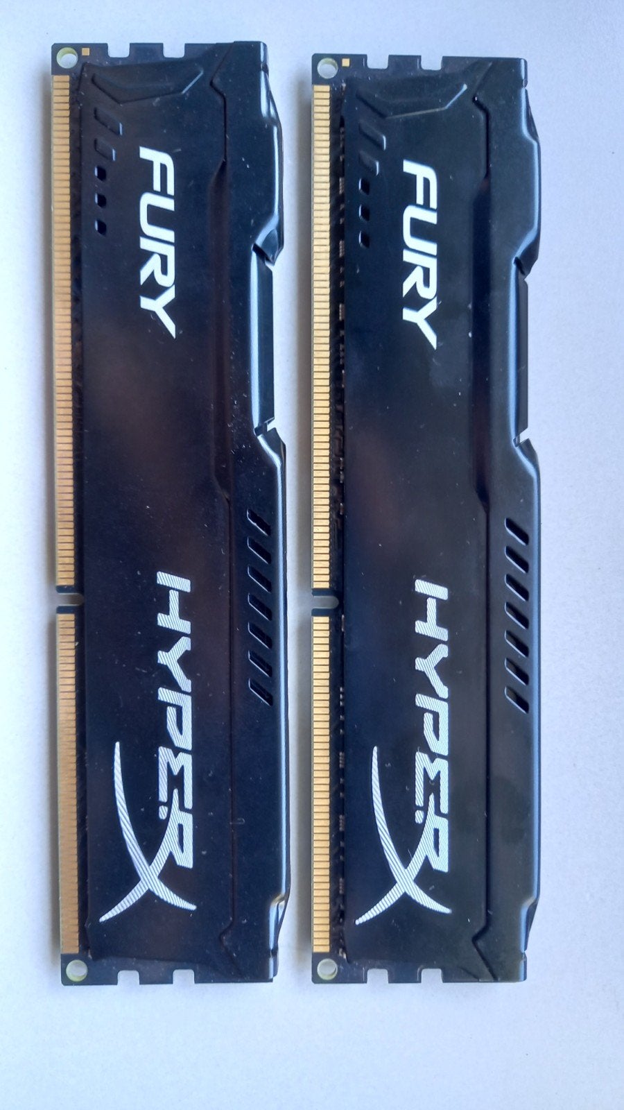HyperX Fury 16GB DDR3 Desktop RAM (2x 8GB) – 1600MHz Zwart, Computers en Software, RAM geheugen, DDR3, Ophalen of Verzenden, Zo goed als nieuw