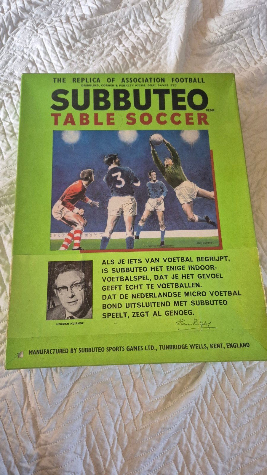 Vintage Subbuteo Tafelvoetbal Club Edition, Ophalen, Zo goed als nieuw, Jongen of Meisje