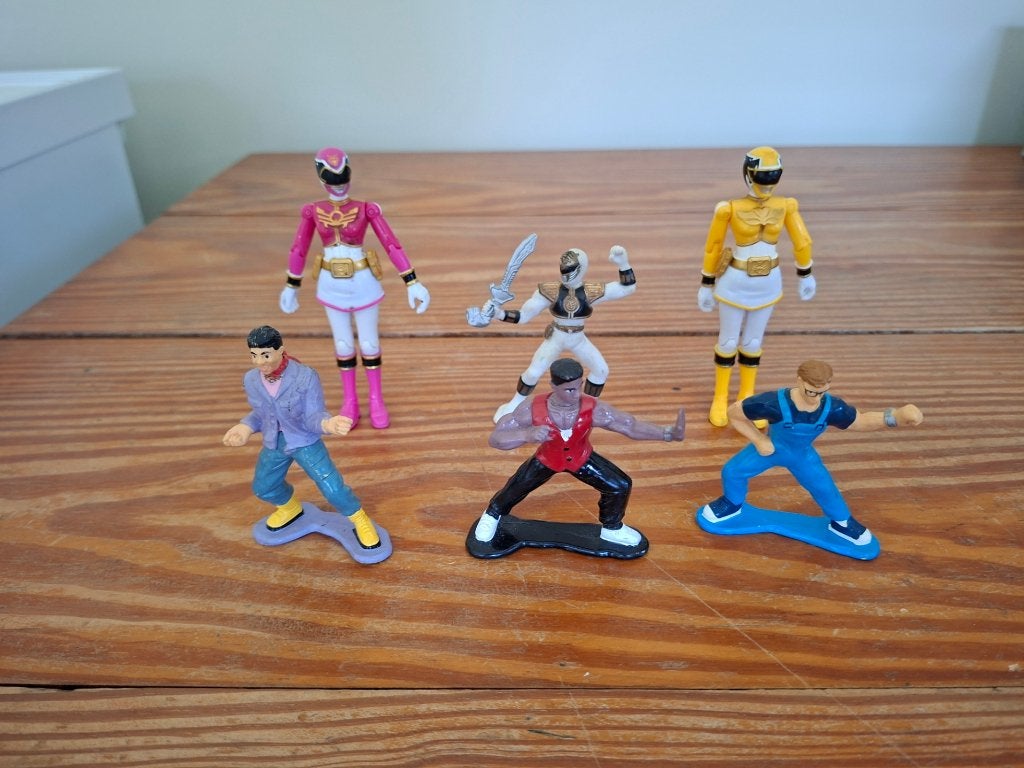 Power Rangers poppetjes, Ophalen of Verzenden, Gebruikt