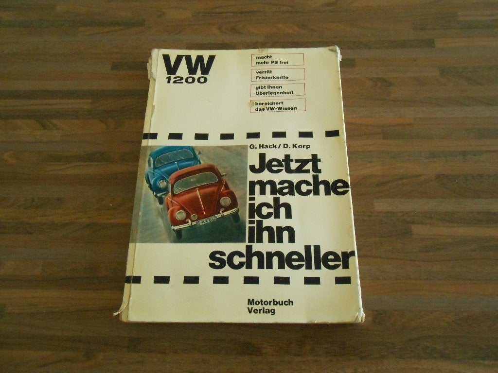 vw volkswagen kever boek jetzt mache ich ihn schneller!, Ophalen of Verzenden