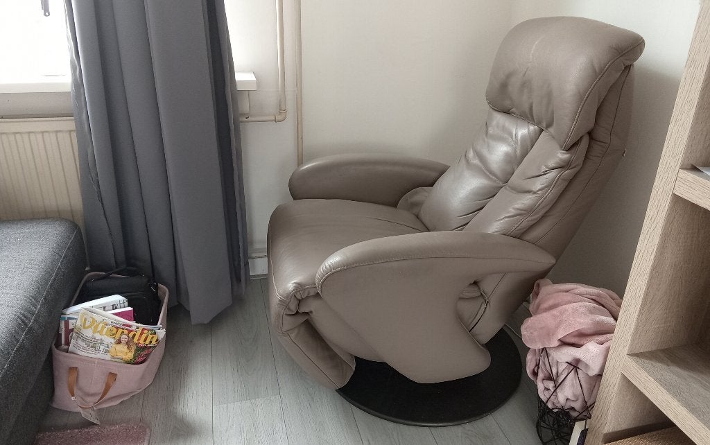 Relaxstoel, Ophalen, Gebruikt, Overige kleuren, Leer