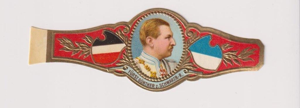 sigarenbanden - GUNTHER Z. SCHWARZB.-R, Verzamelen, Rookartikelen, Aanstekers en Luciferdoosjes, Ophalen of Verzenden, Zo goed als nieuw