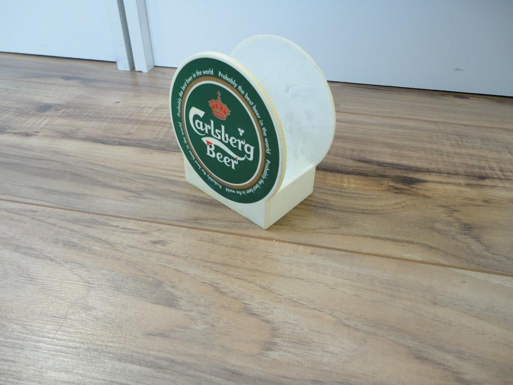 Bierviltjes houder Carlsberg, Ophalen of Verzenden, Gebruikt, Overige typen, Overige merken