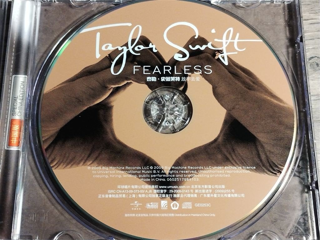 Taylor Swift ‎- Fearless [Special China Edition], Ophalen of Verzenden, Zo goed als nieuw, Pop