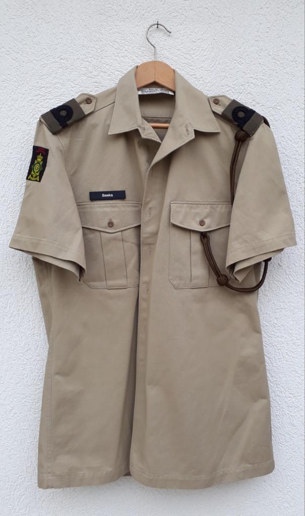 Overhemdjas tropentenue, 2LNT Korps Mariniers, Ophalen of Verzenden, Marine, Nederland, Kleding of Schoenen