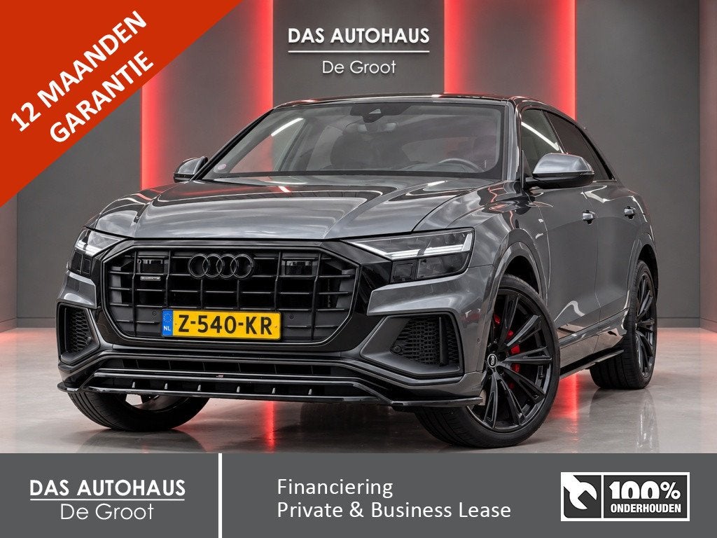 Audi Q8 55 TFSIe Pro Line S 381pk Quattro | B&O | Night visi, Auto's, Automaat, Head-up Display, Gebruikt, Euro 6