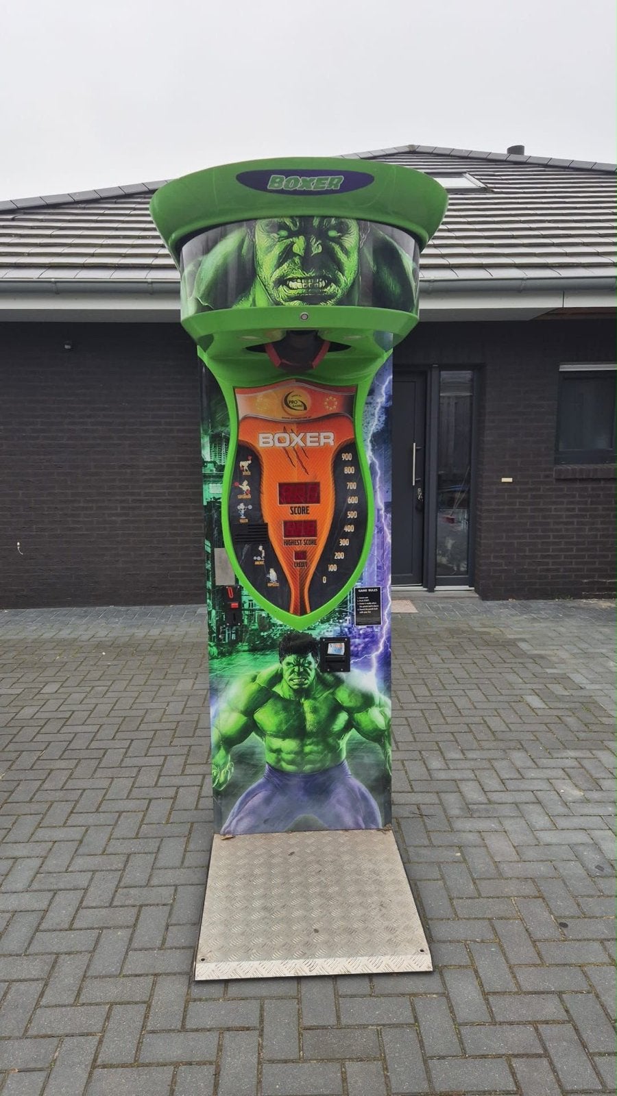 Boxbal automaat te huur - De Hulk Boxer, Ophalen of Verzenden, Gebruikt