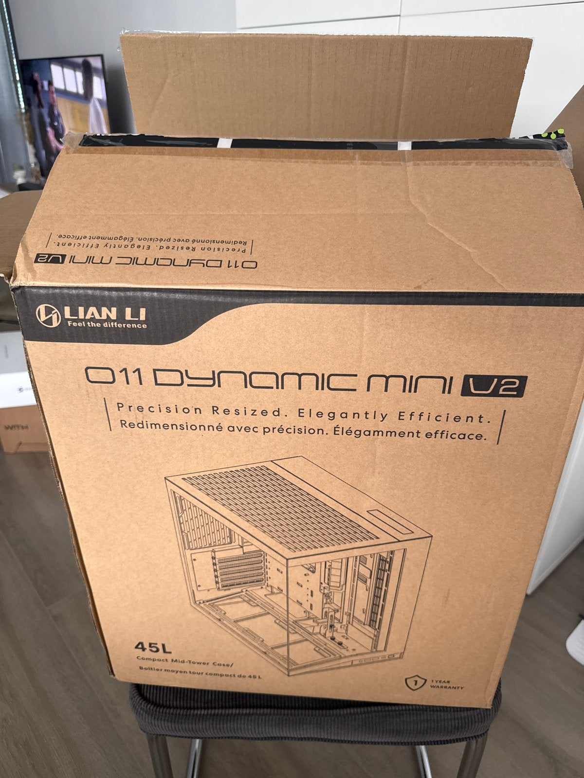 Lian Li O11 Dynamic Mini V2 Wit PC-behuizing, Computers en Software, Ophalen of Verzenden, Gebruikt