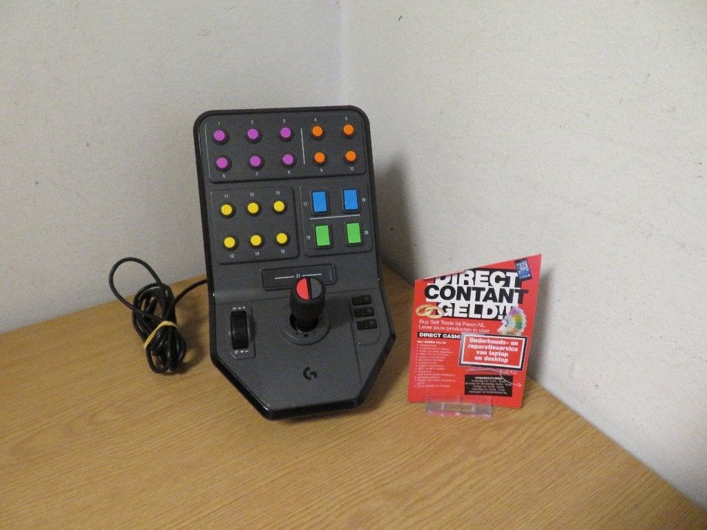 Logitech Heavy Equipment Side Panel | Pawn Eindhoven, Computers en Software, Joysticks, Ophalen, Gebruikt, Logitech