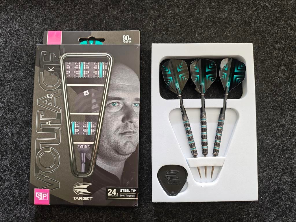Target Rob Cross Black Edition Darts 24g, Sport en Fitness, Darts, Ophalen of Verzenden, Zo goed als nieuw, Pijlen