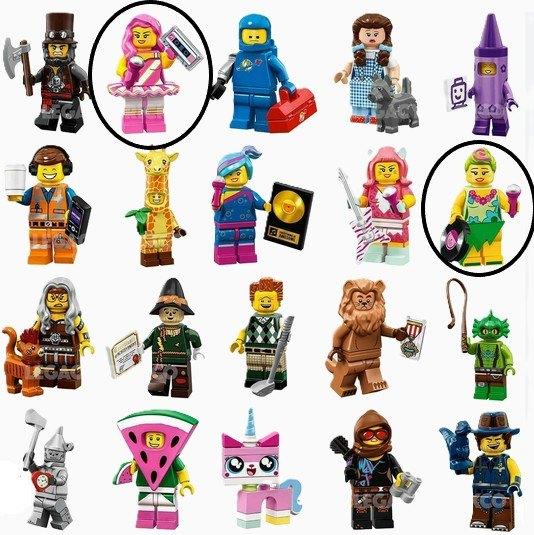 2x  The Lego Movie 2 minifiguren – Wizard of Oz - 71023, Kinderen en Baby's, Overige thema's, Lego, Compleet, Ophalen of Verzenden
