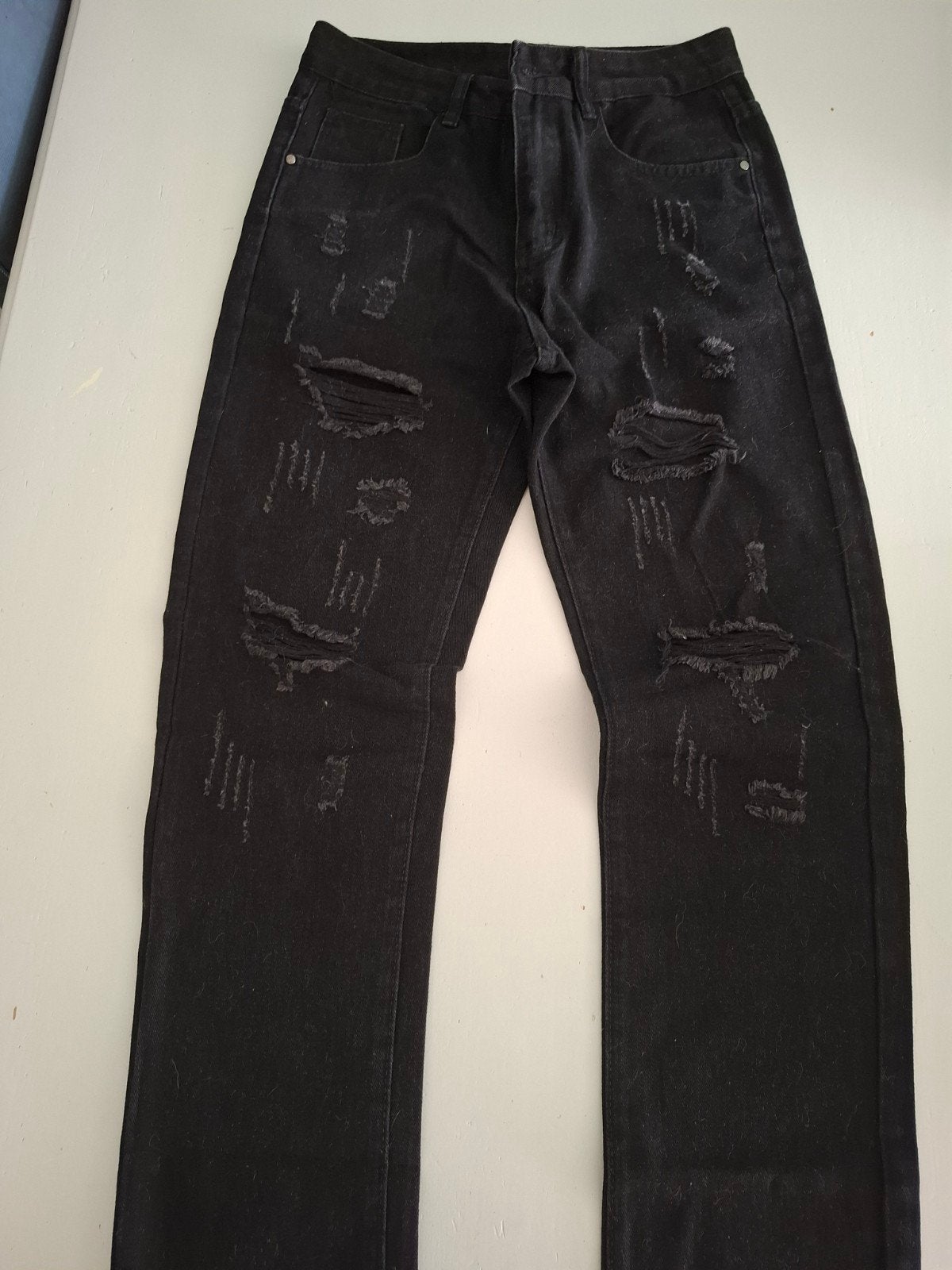stoere jongens broek maat 28, Kleding | Heren, Shein, Zwart, W32 (confectie 46) of kleiner, Ophalen of Verzenden