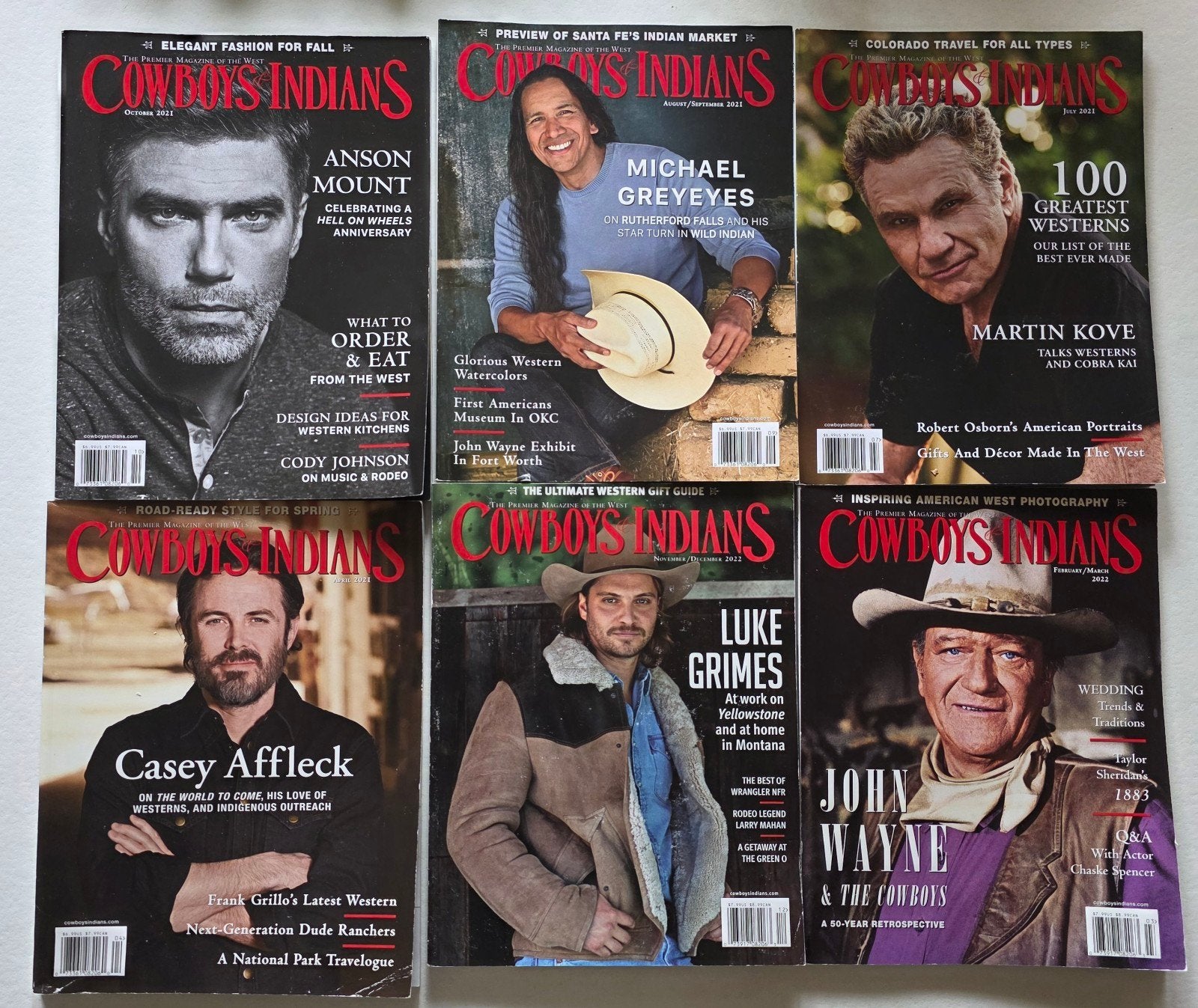 Cowboys & Indians Magazine ‐ 6 Nummers, Boeken, Ophalen of Verzenden