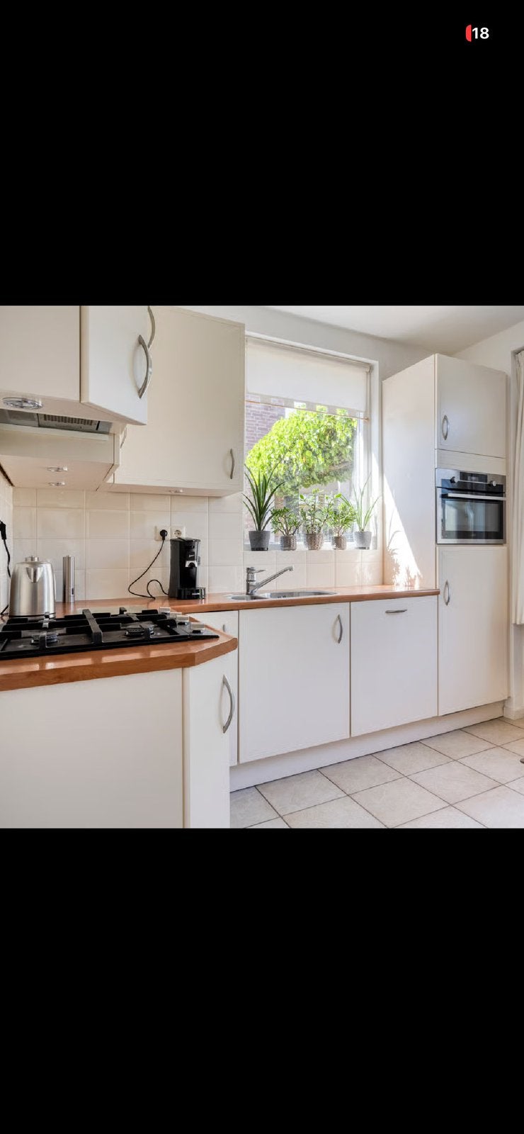 Keuken GRATIS, Ophalen, Gebruikt, Crème, Hoekkeuken
