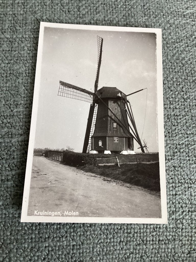 Kruiningen. Molen.  No 2, Verzenden, 1960 tot 1980, Ongelopen, Zeeland
