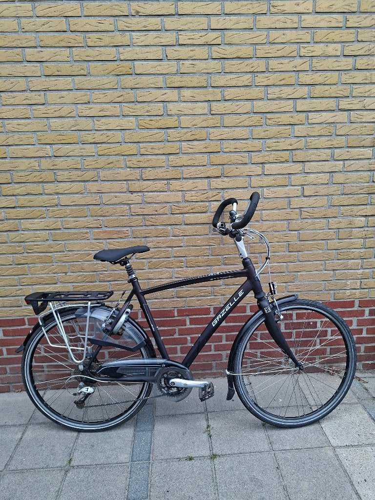 GAZELLE Fuente Herenfiets 57cm/28inch, Gebruikt, Velgrem, Versnellingen, Ophalen of Verzenden
