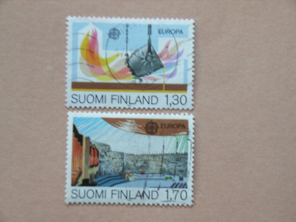 GE   Finland 926-927, Ophalen of Verzenden, Finland, Gestempeld