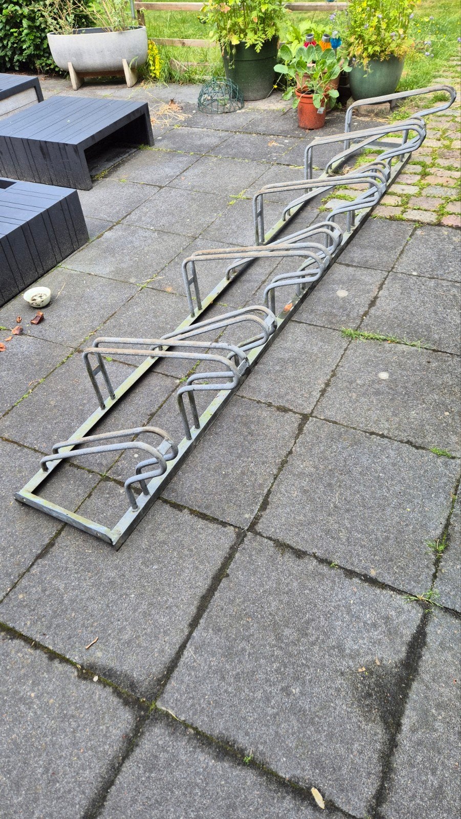 Fietsenrek voor meerdere fietsen, Ophalen, Gebruikt