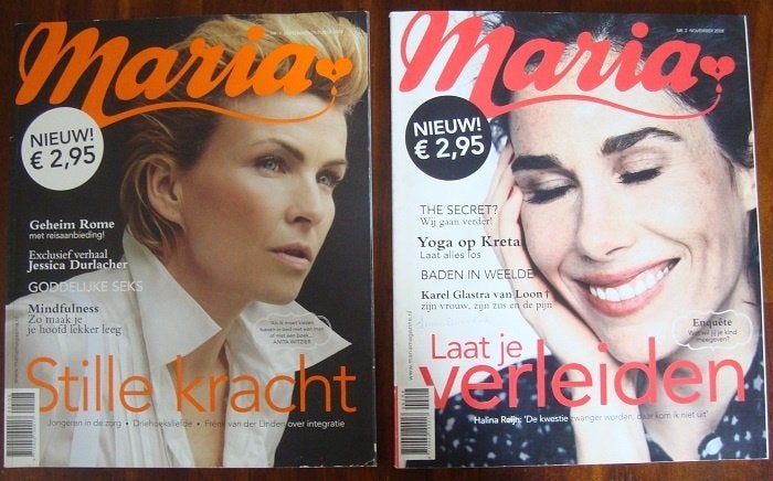 Maria nr.1 sept. / okt. 2008 & Maria nr.2 nov. 2008, Ophalen of Verzenden, Gelezen, Glossy