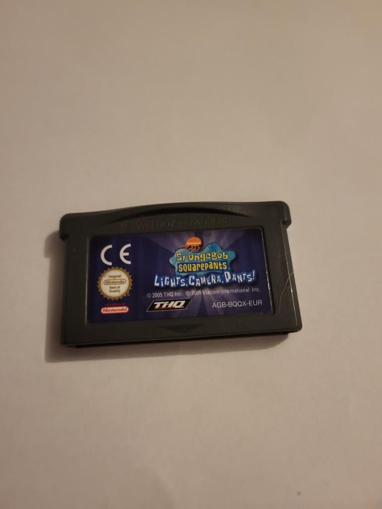 SpongeBob SquarePants: Lights, Camera, Pants! Game Boy, Spelcomputers en Games, Games | Nintendo Game Boy, Gebruikt, Avontuur en Actie