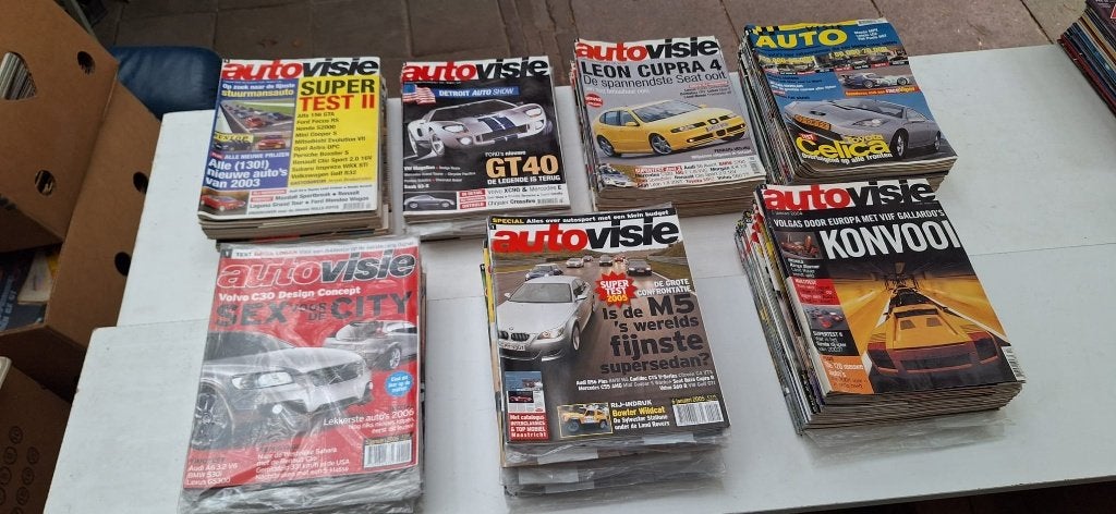 Auto Visie -7 jaargangen 2000-2006, Ophalen, Gelezen, Algemeen, Diverse auteurs