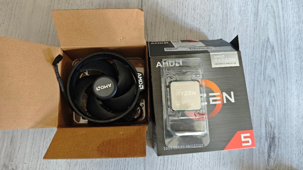 AMD Ryzen 5 5600G incl. koeler - AM4 processor, Computers en Software, 6-core, Zo goed als nieuw, Socket AM4, 3 tot 4 Ghz