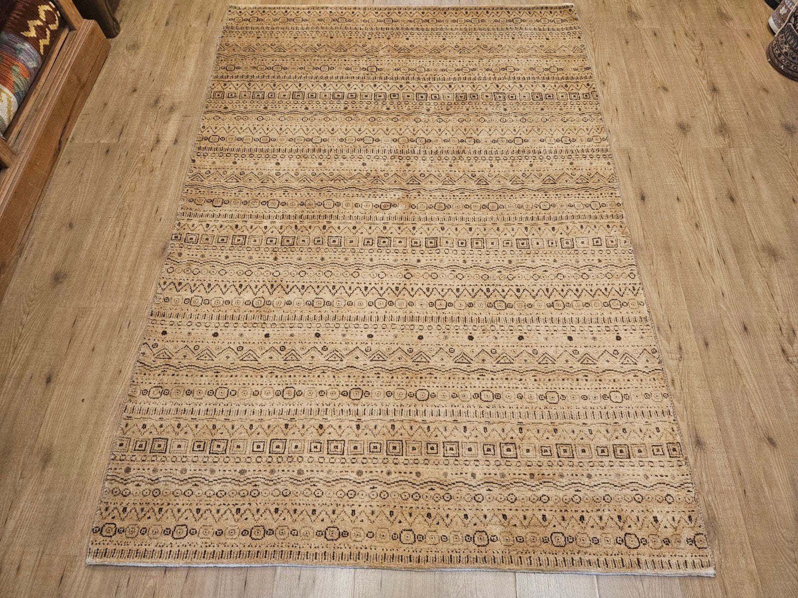 Handgeknoopt oosters tapijt modern design 222x154, Info@SlatsAntiek.nl, Perzisch, 150 tot 200 cm, Vof Slats Antiek