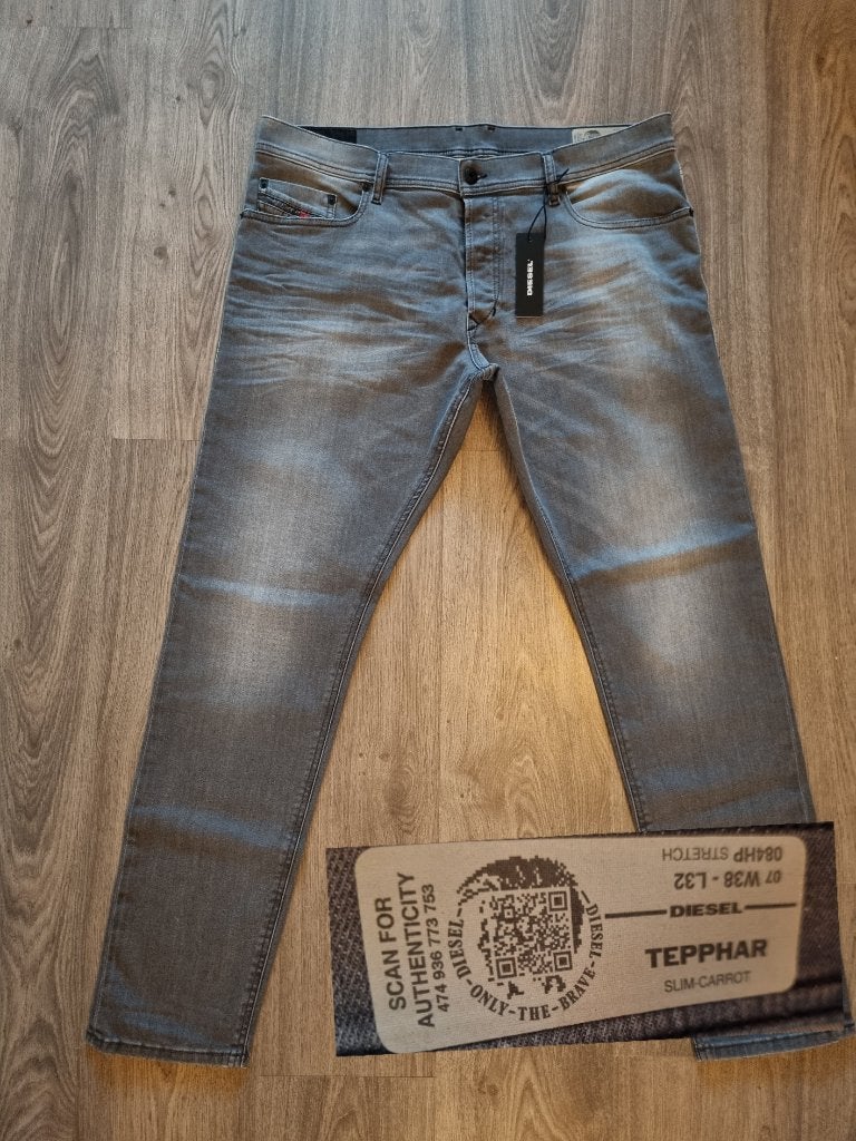 NIEUWE - Diesel TEPPHAR W38 L32 = 38x32 -slim carrot #D3154, W36 - W38 (confectie 52/54), Diesel, Diesel, Nieuw