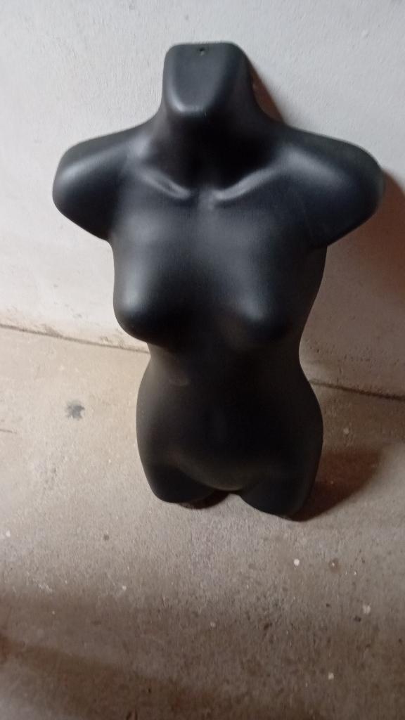 Torso zwart nieuw voor aan de muur te hangen kunststof??, Ophalen of Verzenden, Nieuw