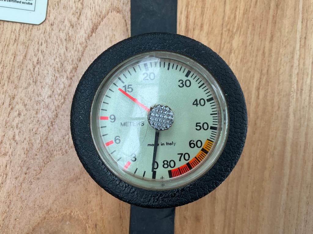 Dieptemeter wrist gauge Rydec, Watersport en Boten, Duiken, Ophalen of Verzenden, Gebruikt, Overige typen