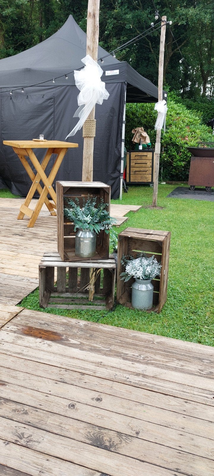 Fruitkisten te koop. Gebruikt als decoratie,  12 stuks, a €5, Ophalen, Gebruikt, Versiering