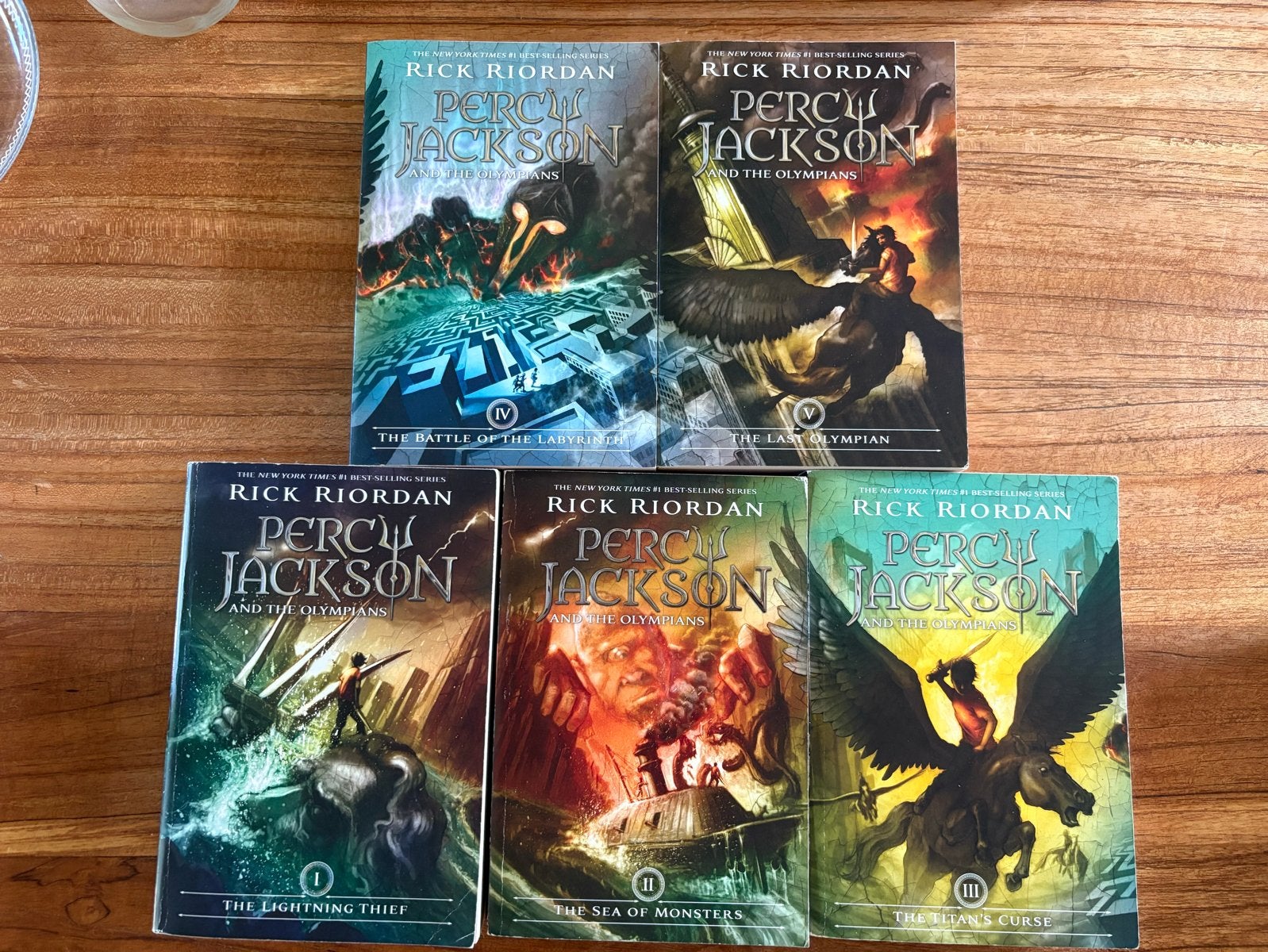 (14x) Percy Jackson & Heroes compleet + Trials of Apollo 1-4, Boeken, Ophalen of Verzenden, Gelezen