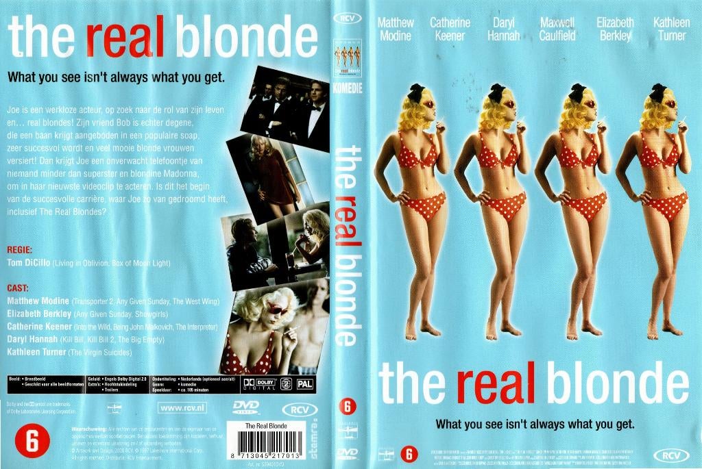 The Real Blonde, Vanaf 6 jaar, Ophalen of Verzenden, Zo goed als nieuw, Romantische komedie