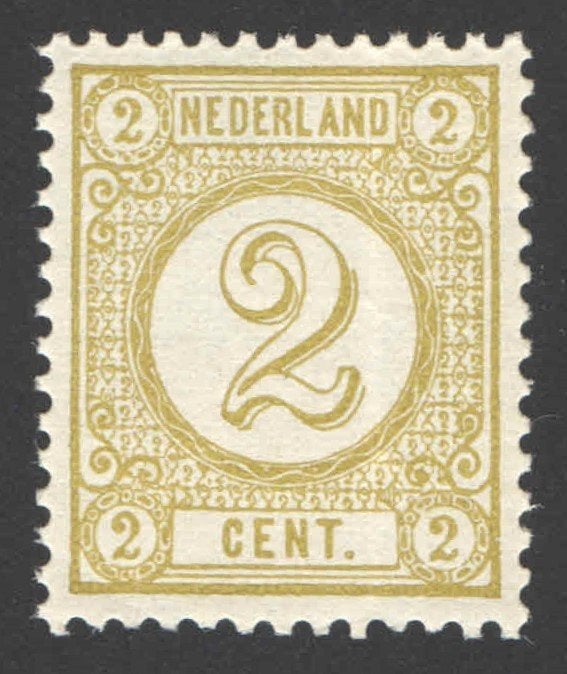 Nederland NVPH nr 32a postfris Cijfer 1894, Ophalen of Verzenden, T/m 1940, Postfris