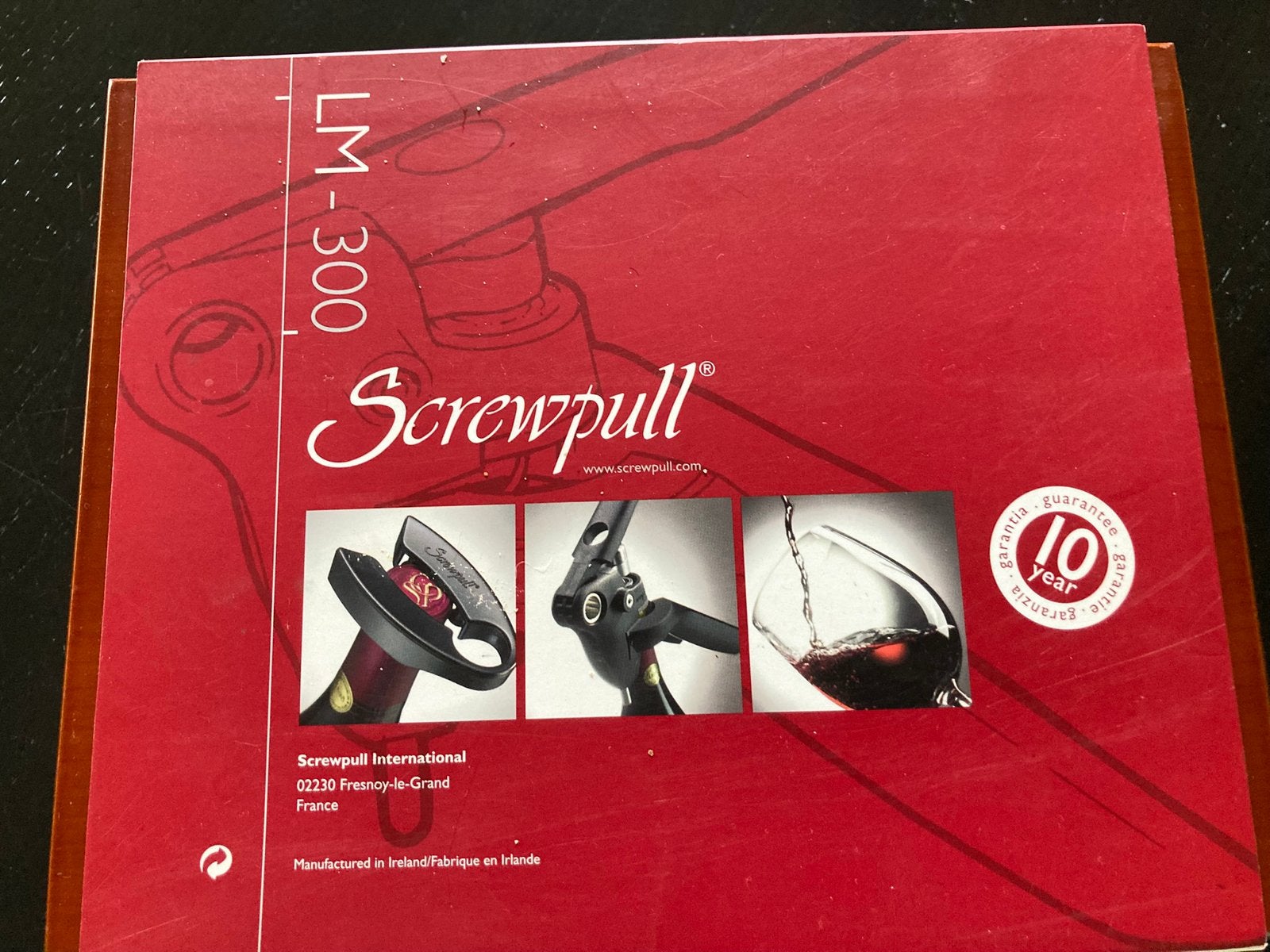 SCREWPULL LM-300 kurkentrekker  en capsulesnijder, Ophalen of Verzenden