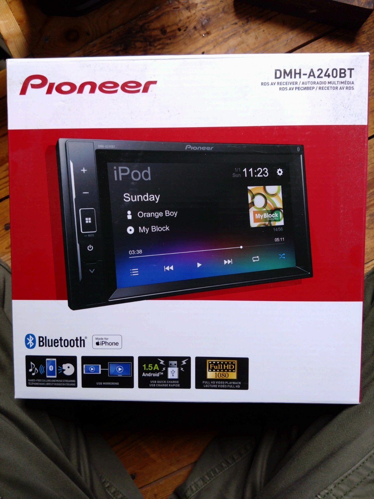 Pioneer DMH-A240BT Autoradio Multimedia Receiver, Ophalen, Zo goed als nieuw